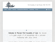 Tablet Screenshot of mccookfirstassembly.org